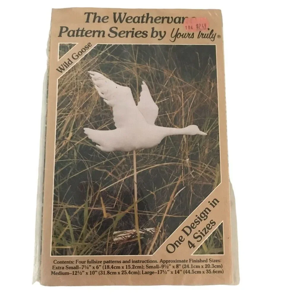 #1418 Weathervane Wild Goose craft sewing pattern